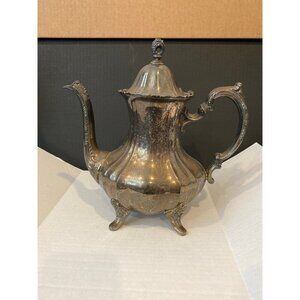 Vintage Antique EPCA Lancaster Rose Silverplate Coffee/Teapot